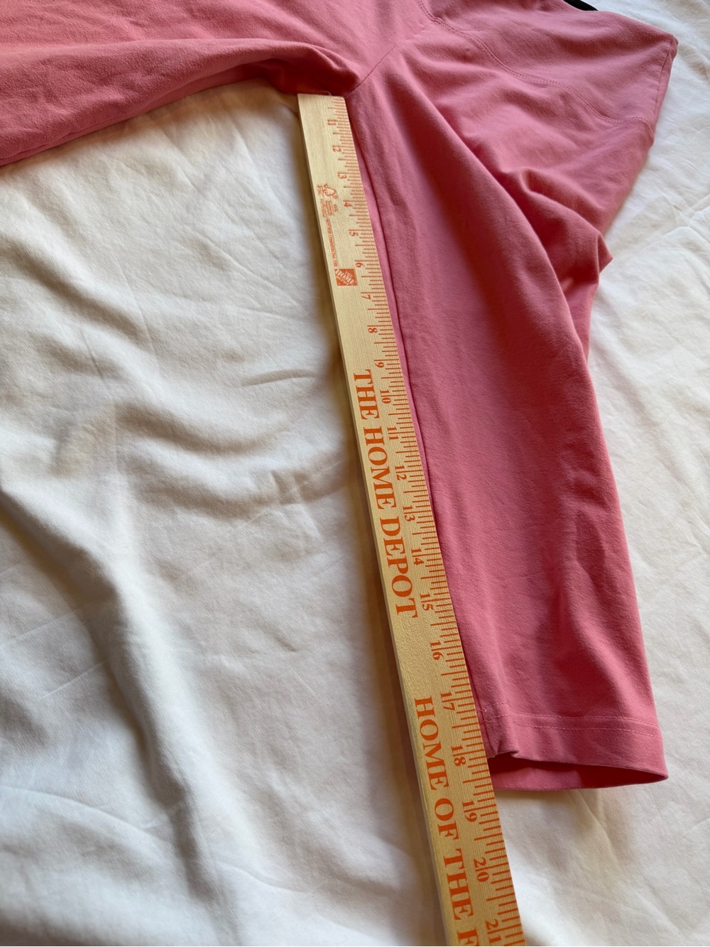 Lyssé Women's Pink High-Waist Crop Leggings Capris Size Large Shapewear Cotton - Picture 6 of 6